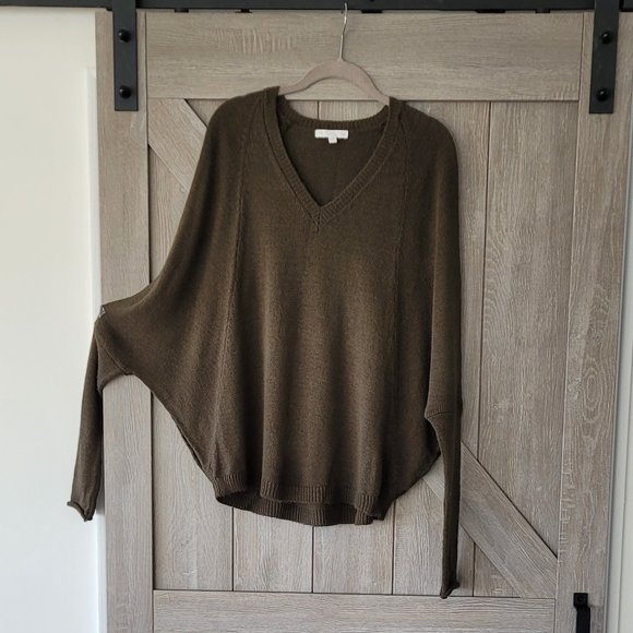 DON’T ASK WHY, knit sweater, One Size, dark army green - Picture 2 of 10